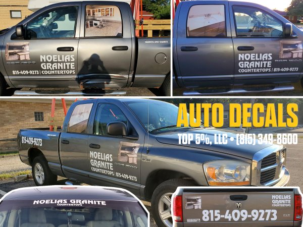Custom vehicle graphics and car wraps in Homer Glen and Joliet IL