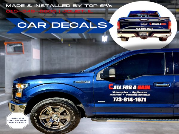 Custom truck graphics and fleet decals in Joliet Illinois