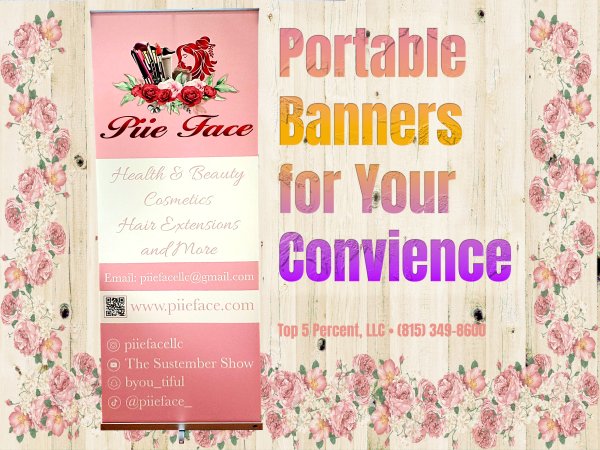 Custom portable banners in Joliet Illinois