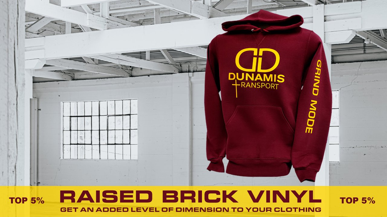 Brick print shirts near me, custom 3D brick vinyl tees in Joliet and Orland Park IL