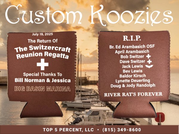 Custom can koozies and event merchandise in Romeoville Illinois