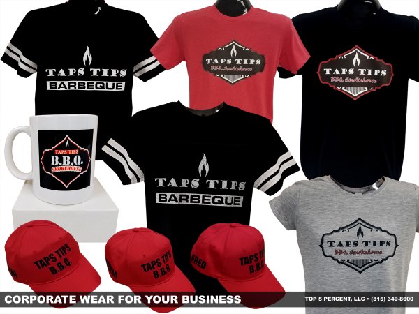 Custom company apparel and corporate shirts in Joliet Illinois