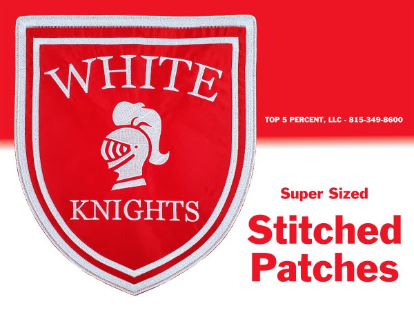 Custom embroidered patches made in Joliet Illinois
