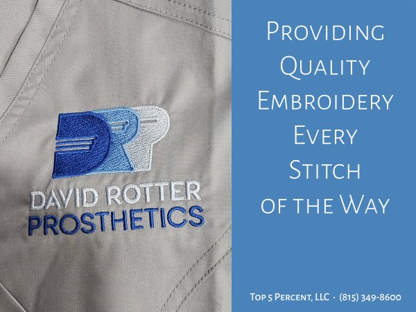 Custom embroidered smocks and work apparel in Joliet Illinois