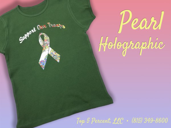 Custom holographic shirts with color-shifting prints in Joliet Illinois