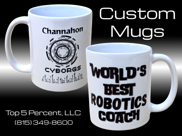 Custom promotional mugs and branded drinkware in Aurora Illinois