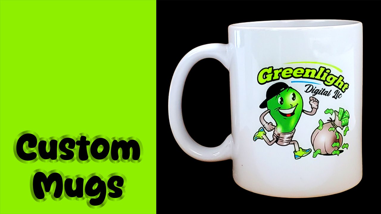 Custom mugs near me, personalized branded drinkware in Joliet and Lockport IL