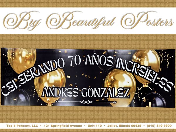 Custom poster printing for businesses and events in Lockport and Joliet IL