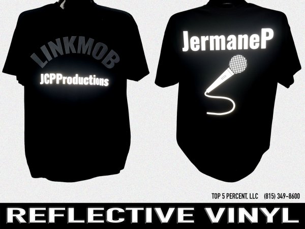 Custom reflective shirts for sports teams, runners, and night events in Joliet Illinois