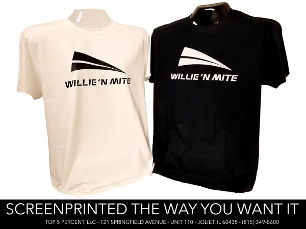 Custom screen printed shirt in Joliet Illinois