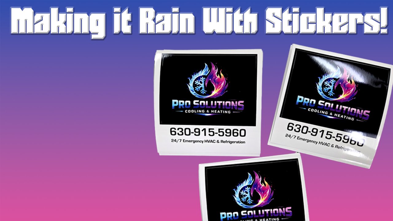 Custom stickers and decals for businesses in Joliet and Plainfield, IL