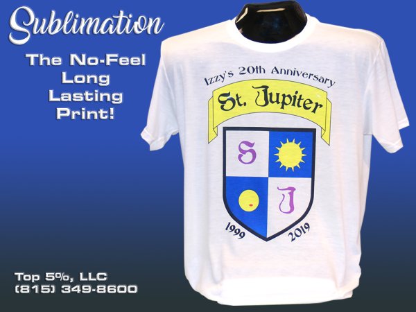 Custom dye sublimation printing for branded desk products in Joliet Illinois