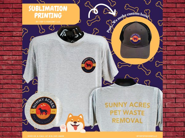 Custom sublimated branded merchandise and corporate gifts in Joliet Illinois