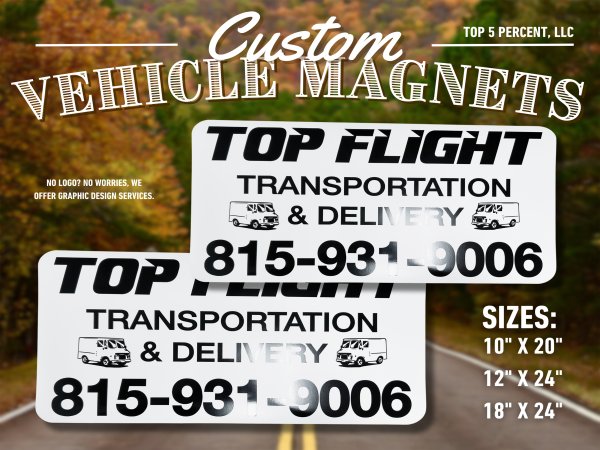 Custom automobile magnets for businesses in Joliet Illinois