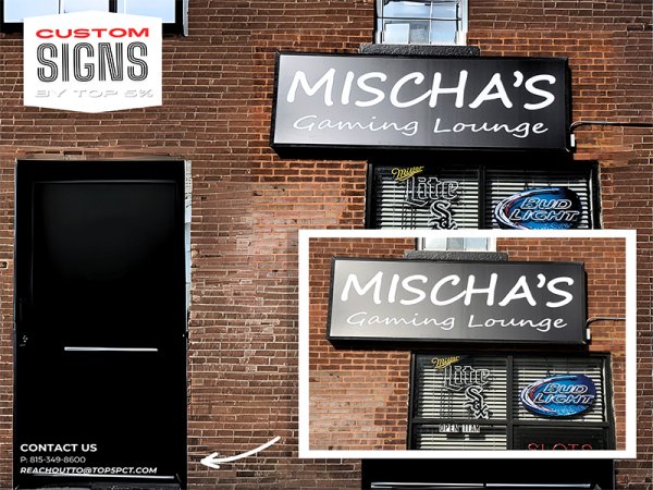 Window and wall sign tips for businesses in Joliet Illinois