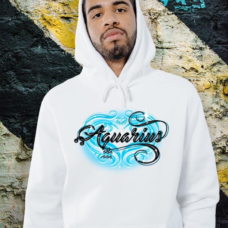 Men's Aquarius Zodiac Hoodie