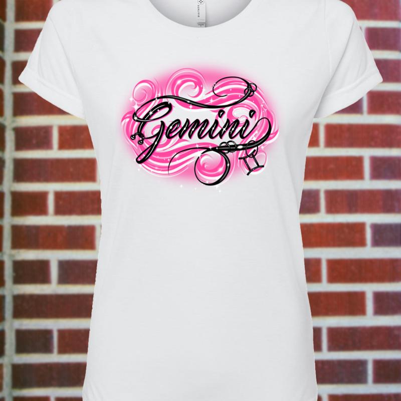 Women's Gemini Zodiac Fitted T-Shirt