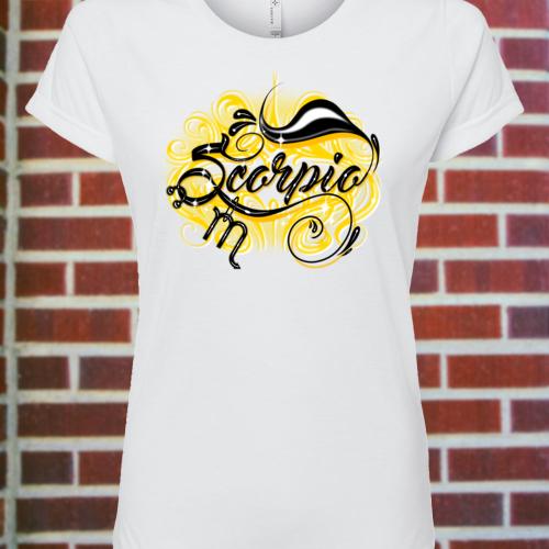 Women's Scorpio Zodiac Fitted T-Shirt